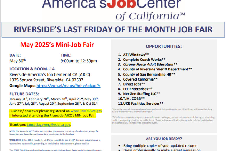 Riverside Job Fair