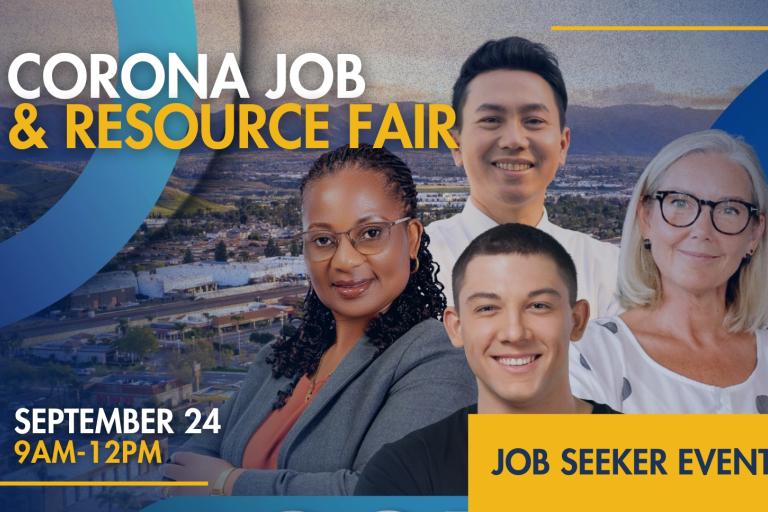 Corona Job Fair Banner