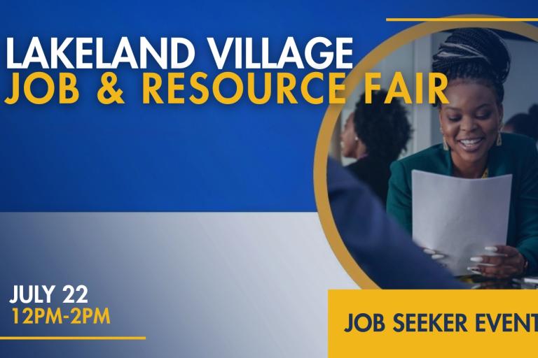 Lakeland Village Job & Resource Fair Header Image