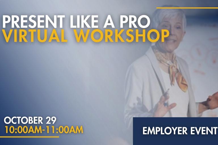 Present Like a Pro HR Virtual Meeting for Small Businesses on Oct 29 10am-11am