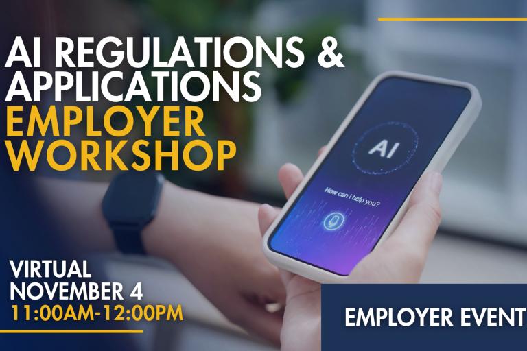AI Regulations Employer Event Banner