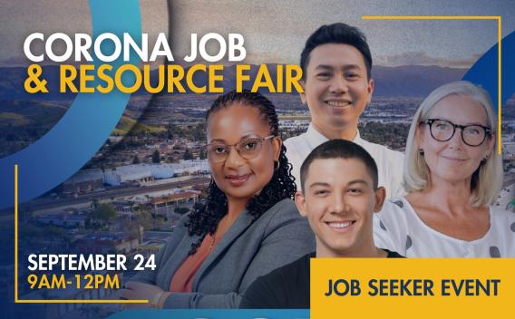 Corona Job Fair Banner