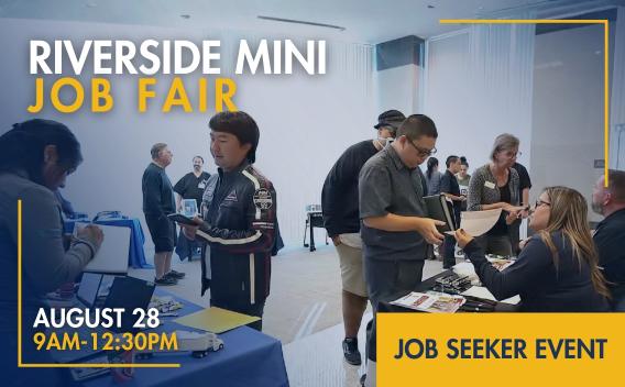 Riverside Mini Job Fair Aug 28 2026