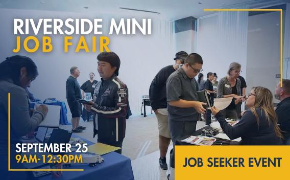 Riverside Mini Job Fair September 25 2026