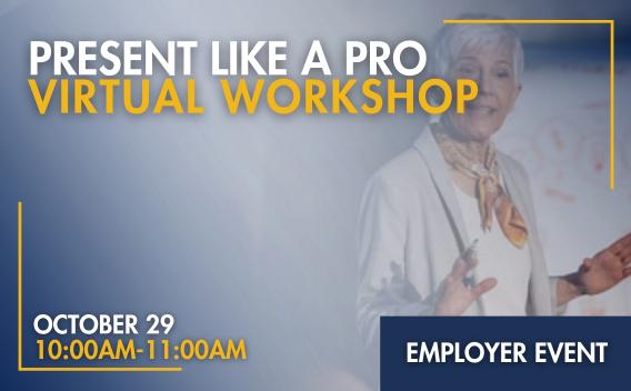 Present Like a Pro HR Virtual Meeting for Small Businesses on Oct 29 10am-11am