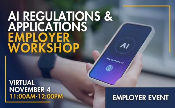 AI Regulations Employer Event Banner