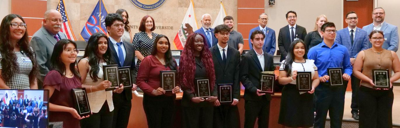 Board of Supervisors Recognizes Exceptional Youth Advisory Council Members