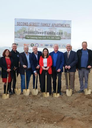 Second Street Family Apartments Breaks Ground on New Corona Community